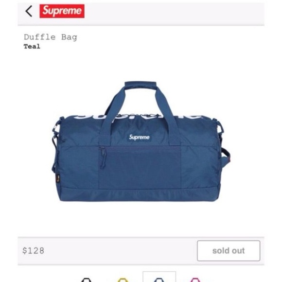 supreme fw17 duffle bag